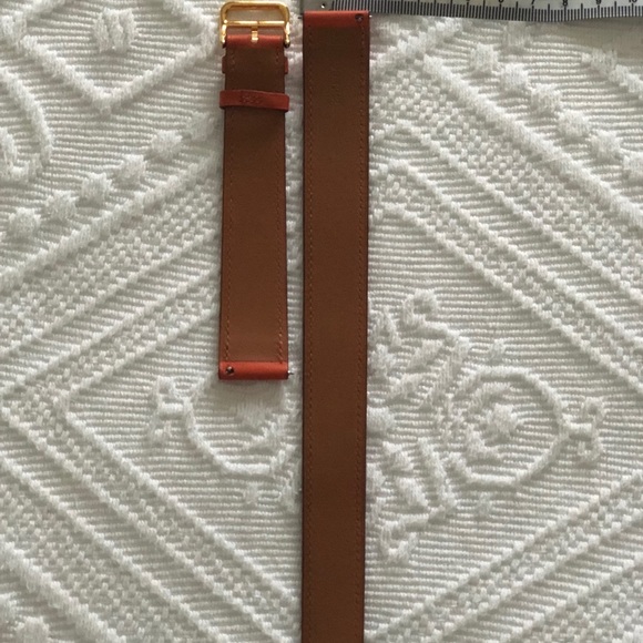 Hermes H Heure orange double tour strap for 25mm. Current retail is $760+ - Picture 6 of 13